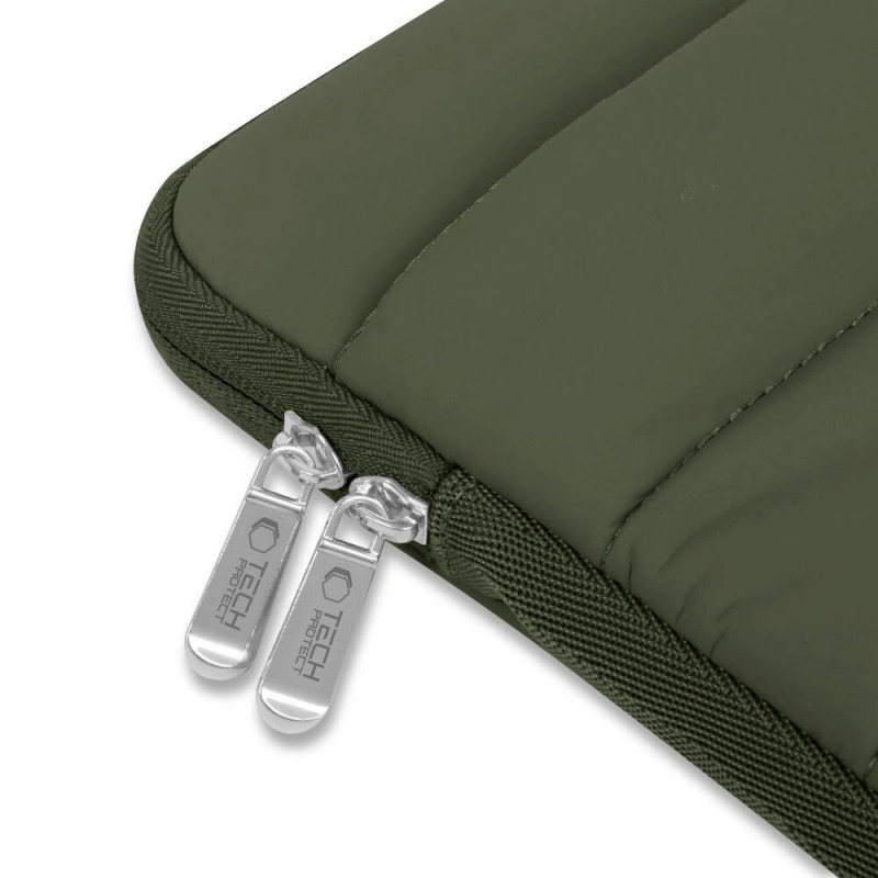 Tech-Protect Fluffy puzdro na notebook 15-16" armádna zelená