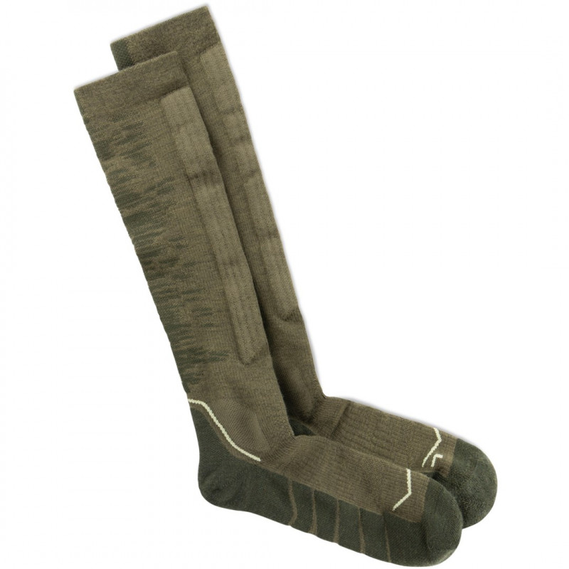 Buff Merino HW Over The Calf Socks HWO2 olivovo zelené L