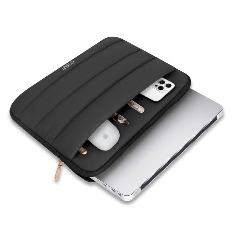 Tech-Protect Fluffy puzdro na notebook 15-16", čierne
