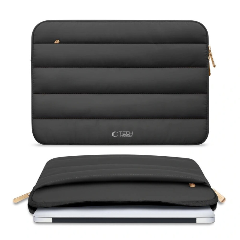 Tech-Protect Fluffy puzdro na notebook 13-14", čierne