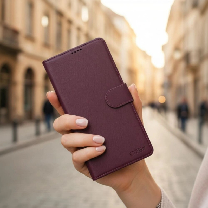 Tech-Protect Peňaženkové puzdro pre Samsung Galaxy A36 / A56 / A37 5G, bordová