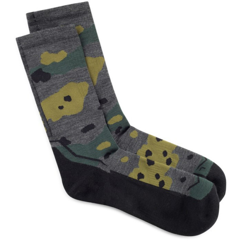 Buff Merino Lightweight Crew Sock LWC2, sivá, L