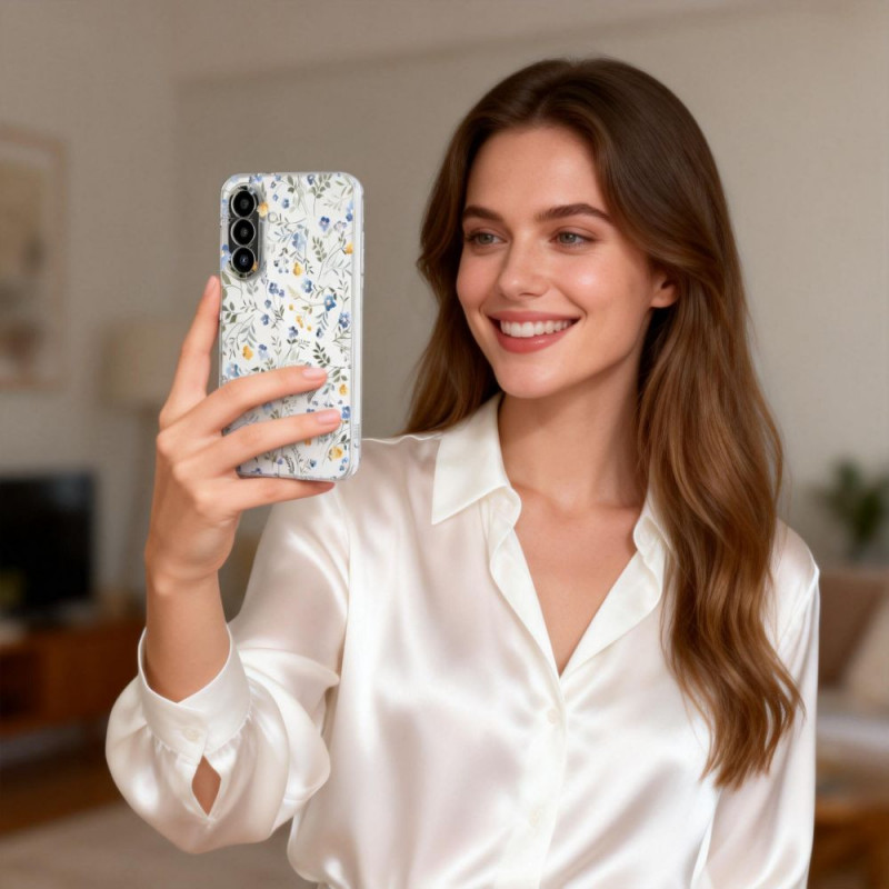 Tech-Protect Puzdro FlexAir pre Samsung Galaxy A27 5G, Spring Flowers