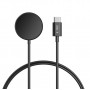 Tech-Protect MC03 UltraBoost magnetický nabíjací USB-C kábel 100 cm pre Samsung Galaxy Watch, čierny