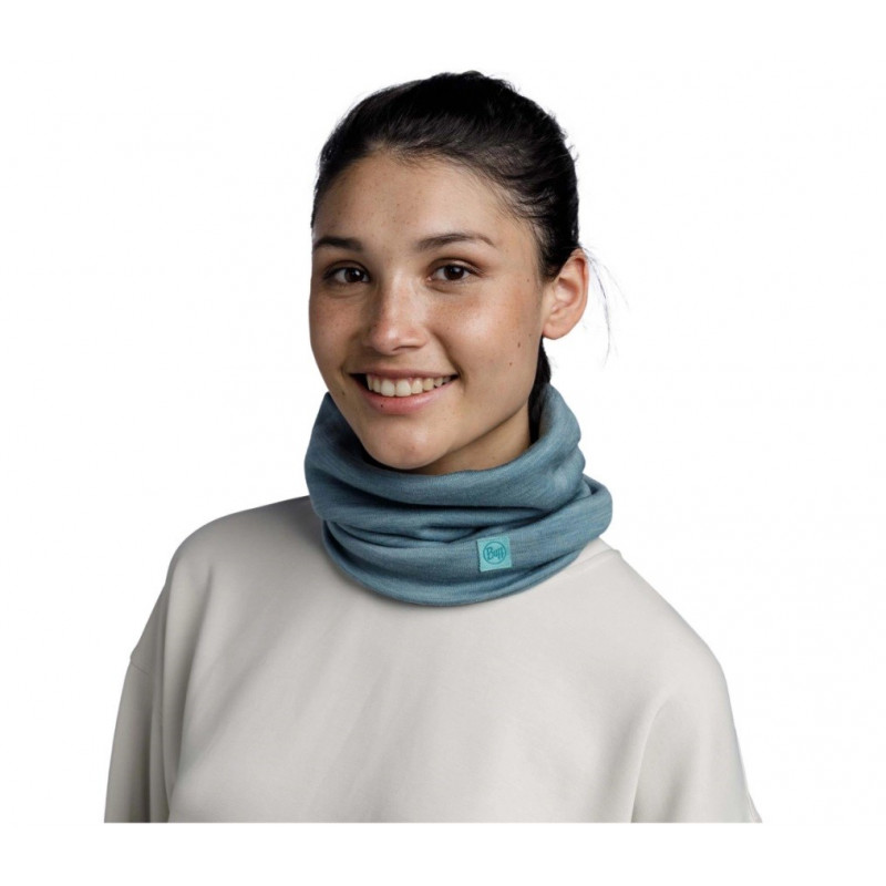 Buff Merino Heavyweight multifunkčný nákrčník, solid pool