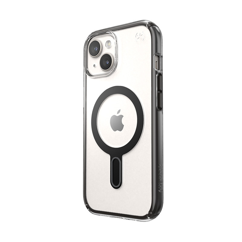 Speck Presidio Perfect-Clear ClickLock & MagSafe SPK526 puzdro pre Apple iPhone 15 / 14 / 13, priehľadná / mrazene čierna / bridlicovo sivá