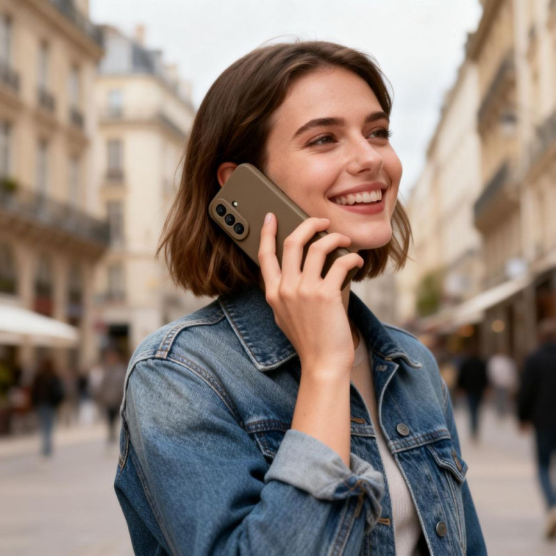 Tech-Protect Icon silikónové puzdro pre Samsung Galaxy A27 5G, hnedé