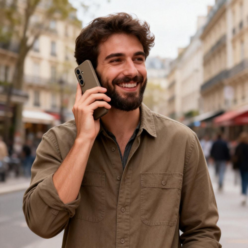 Tech-Protect Icon silikónové puzdro pre Samsung Galaxy A27 5G, hnedé