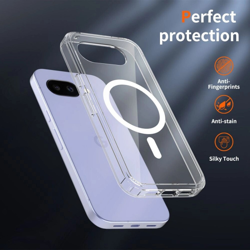 Tech-Protect FlexAir Hybrid MagSafe puzdro pre Google Pixel 10a, priehľadné