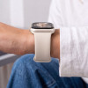 Tech-Protect Silikónový remienok pre Apple Watch 8 / 9 / 10 / 11 / 12 / SE / Ultra 44/45/46/49 mm, Starlight