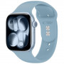 Tech-Protect Silikónový remienok pre Apple Watch 8 / 9 / 10 / 11 / 12 / SE / Ultra 44/45/46/49 mm, modrý jeans