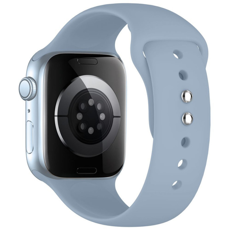 Tech-Protect Silikónový remienok pre Apple Watch 8 / 9 / 10 / 11 / 12 / SE / Ultra 44/45/46/49 mm, modrý jeans