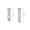 Tech-Protect Silikónový remienok pre Apple Watch 8 / 9 / 10 / 11 / 12 / SE / Ultra 44/45/46/49 mm, Lunar Grey