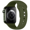 Tech-Protect silikónový remienok pre Apple Watch 8 / 9 / 10 / 11 / 12 / SE / Ultra 44/45/46/49 mm, olivovo zelený