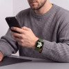 Tech-Protect silikónový remienok pre Apple Watch 8 / 9 / 10 / 11 / 12 / SE / Ultra 44/45/46/49 mm, olivovo zelený