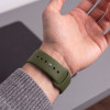 Tech-Protect silikónový remienok pre Apple Watch 8 / 9 / 10 / 11 / 12 / SE / Ultra 44/45/46/49 mm, olivovo zelený