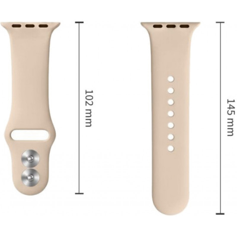 Tech-Protect silikónový remienok pre Apple Watch 8 / 9 / 10 / 11 / 12 / SE / Ultra 44/45/46/49 mm, Walnut