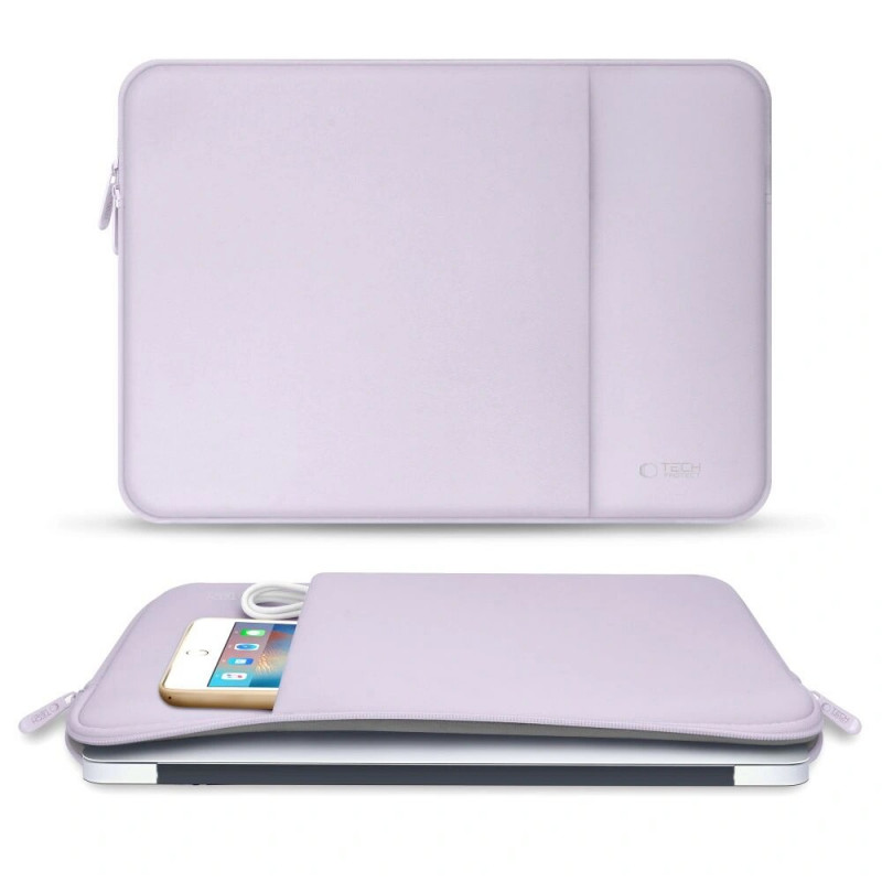 Tech-Protect neoprénové puzdro na notebook 15-16", mauve