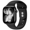 Silikónový remienok Tech-Protect pre Apple Watch 8 / 9 / 10 / 11 / 12 / SE / Ultra 44/45/46/49 mm, čierny