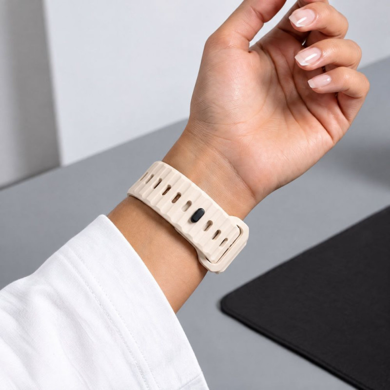 Tech-Protect Silicone Line Apple Watch 8 / 9 / 10 / 11 / 12 / SE / Ultra 44/45/46/49 mm remienok, Stone