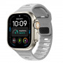 Tech-Protect Silicone Line Apple Watch 8 / 9 / 10 / 11 / 12 / SE / Ultra 44/45/46/49 mm remienok, Lunar Grey