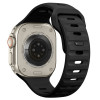 Tech-Protect Silicone Line remienok pre Apple Watch 8 / 9 / 10 / 11 / 12 / SE / Ultra 44/45/46/49 mm, čierny