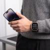 Tech-Protect Silicone Line remienok pre Apple Watch 8 / 9 / 10 / 11 / 12 / SE / Ultra 44/45/46/49 mm, čierny