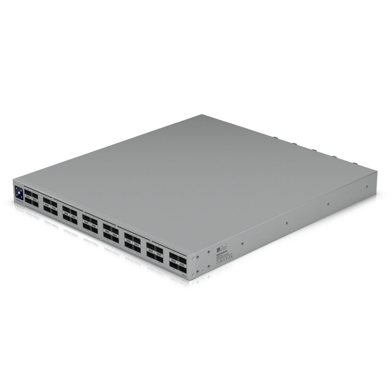 Ubiquiti UniFi Switch 32x QSFP28 100 Gbit, spravovaný, 19" rackový, 1,3" dotykový displej