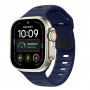 Tech-Protect Silicone Line Apple Watch 8 / 9 / 10 / 11 / 12 / SE / Ultra 44/45/46/49 mm remienok, Atlantic Blue