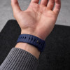 Tech-Protect Silicone Line Apple Watch 8 / 9 / 10 / 11 / 12 / SE / Ultra 44/45/46/49 mm remienok, Atlantic Blue