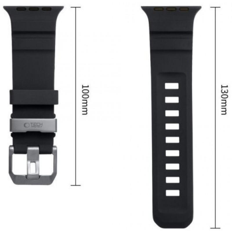Tech-Protect Motion remienok pre Apple Watch 8 / 9 / 10 / 11 / 12 / SE / Ultra 44/45/46/49 mm, čierny