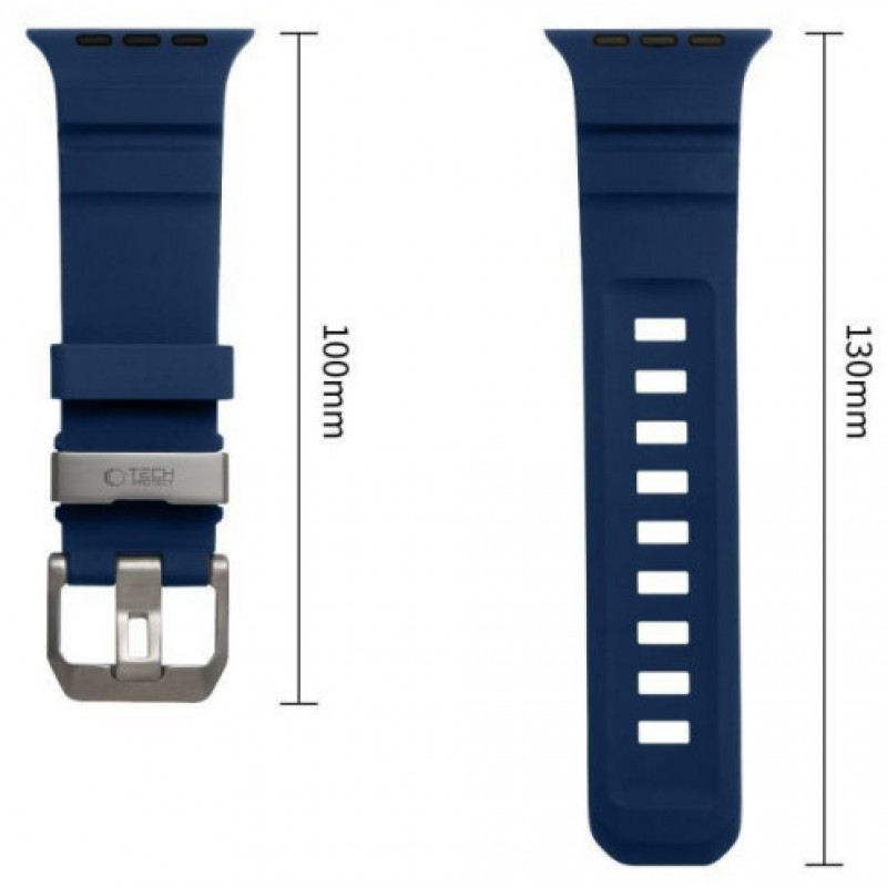 Remienok Tech-Protect Motion pre Apple Watch 8 / 9 / 10 / 11 / 12 / SE / Ultra 44/45/46/49 mm, modrý Nautical Blue