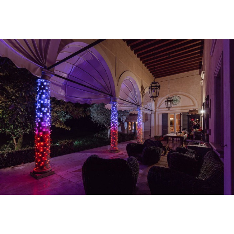 Twinkly Strings 250 LED svetelný reťaz TWS250SPP-TEU, 5 mm RGBW, transparentný