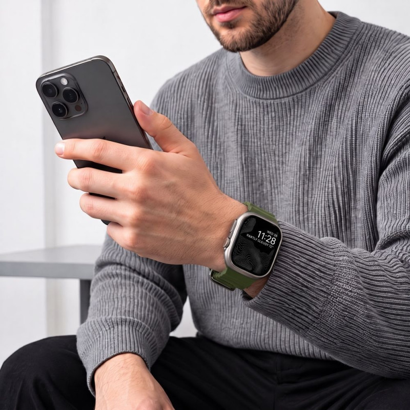 Remienok Tech-Protect Motion pre Apple Watch 8 / 9 / 10 / 11 / 12 / SE / Ultra 44/45/46/49 mm, zelený