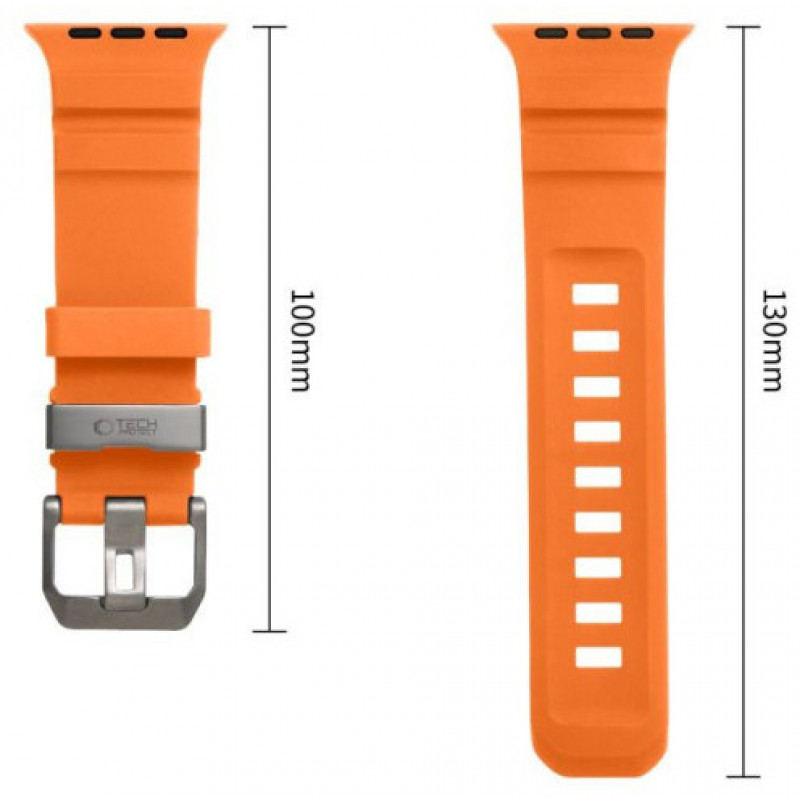 Remienok Tech-Protect Motion pre Apple Watch 8 / 9 / 10 / 11 / 12 / SE / Ultra 44/45/46/49 mm, oranžový