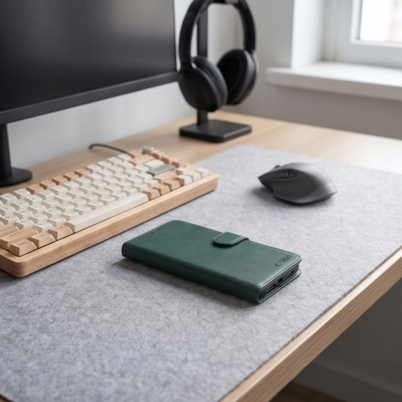 Tech-Protect Peňaženka Xiaomi Redmi Note 17 Pro 5G, zelená