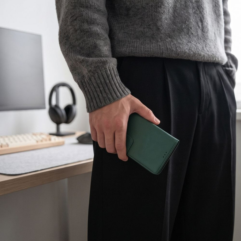 Tech-Protect Peňaženka Xiaomi Redmi Note 17 Pro 5G, zelená