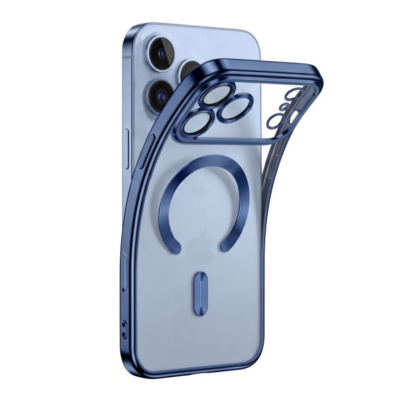 Tech-Protect Magflex MagSafe puzdro Apple iPhone 17 Pro / 18 Pro, lesklá svetlomodrá