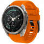 Tech-Protect Silicone Garmin Fenix 5 / 6 / 6 Pro / 7 / 8 / 8 Pro / E / 9 / 9 Pro 51 mm remienok, signal orange