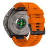 Tech-Protect Silicone Garmin Fenix 5 / 6 / 6 Pro / 7 / 8 / 8 Pro / E / 9 / 9 Pro 51 mm remienok, signal orange