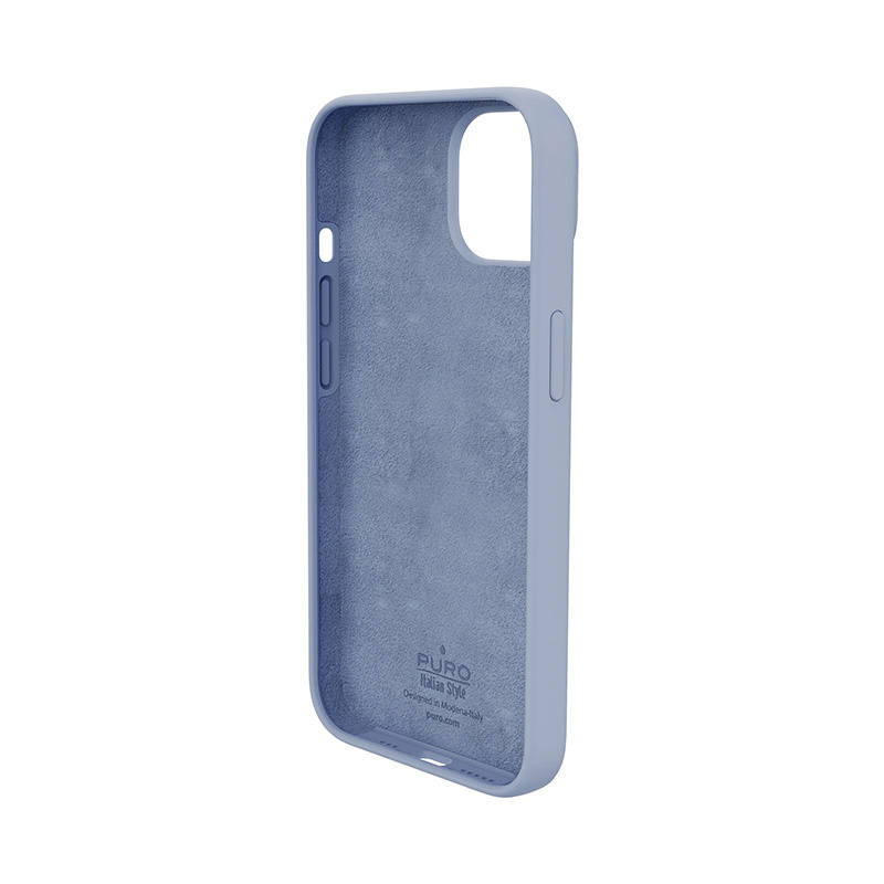 Puro ICON Antimicrobial kryt pre Apple iPhone 14 Plus / 15 Plus, Sierra Blue