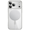 Tech-Protect Magflex MagSafe puzdro Apple iPhone 17 Pro Max / 18 Pro Max, lesklá strieborná