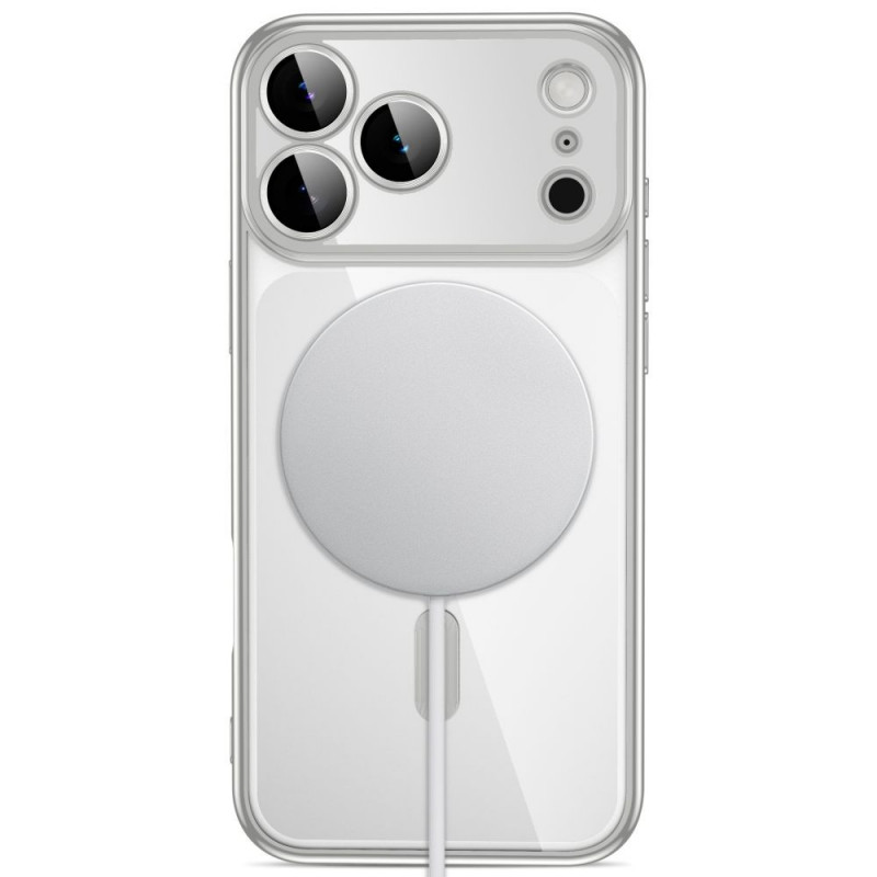 Tech-Protect Magflex MagSafe puzdro Apple iPhone 17 Pro Max / 18 Pro Max, lesklá strieborná