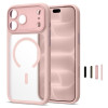 Tech-Protect MagPeak MagSafe CC puzdro pre Apple iPhone 17 Pro / 18 Pro THP6114, matná ružová