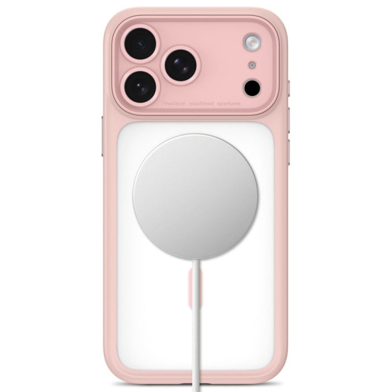 Tech-Protect MagPeak MagSafe CC puzdro pre Apple iPhone 17 Pro Max / 18 Pro Max THP6115, matná ružová