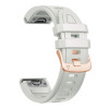 Tech-Protect Silikónový remienok na hodinky pre Garmin Fenix 5s / 5s Plus / 6s / 6s Pro / 7s / 8 / 9 / 9 Pro 43 mm, Fog Grey