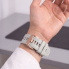 Tech-Protect Silikónový remienok na hodinky pre Garmin Fenix 5s / 5s Plus / 6s / 6s Pro / 7s / 8 / 9 / 9 Pro 43 mm, Fog Grey