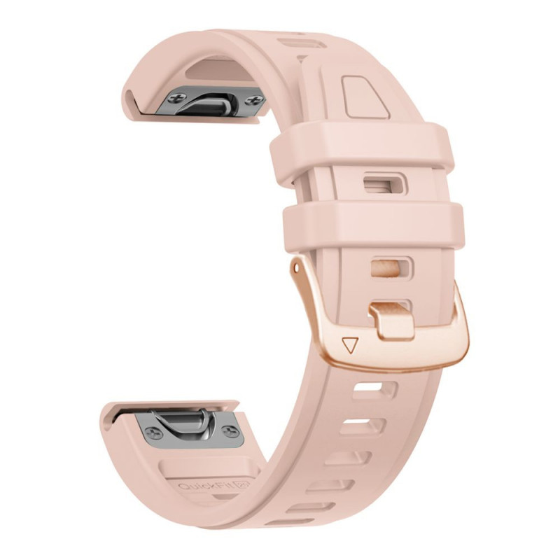Tech-Protect Silikónový remienok na hodinky pre Garmin Fenix 5s / 5s Plus / 6s / 6s Pro / 7s / 8 / 9 / 9 Pro 43 mm, Powder Pink