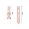 Tech-Protect Silikónový remienok na hodinky pre Garmin Fenix 5s / 5s Plus / 6s / 6s Pro / 7s / 8 / 9 / 9 Pro 43 mm, Powder Pink