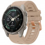 Tech-Protect Silikónový remienok na hodinky pre Garmin Fenix 5s / 5s Plus / 6s / 6s Pro / 7s / 8 / 9 / 9 Pro 43 mm, Walnut